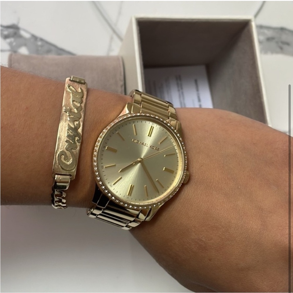 Michael Kors Gold Watch - Picture 2 of 3